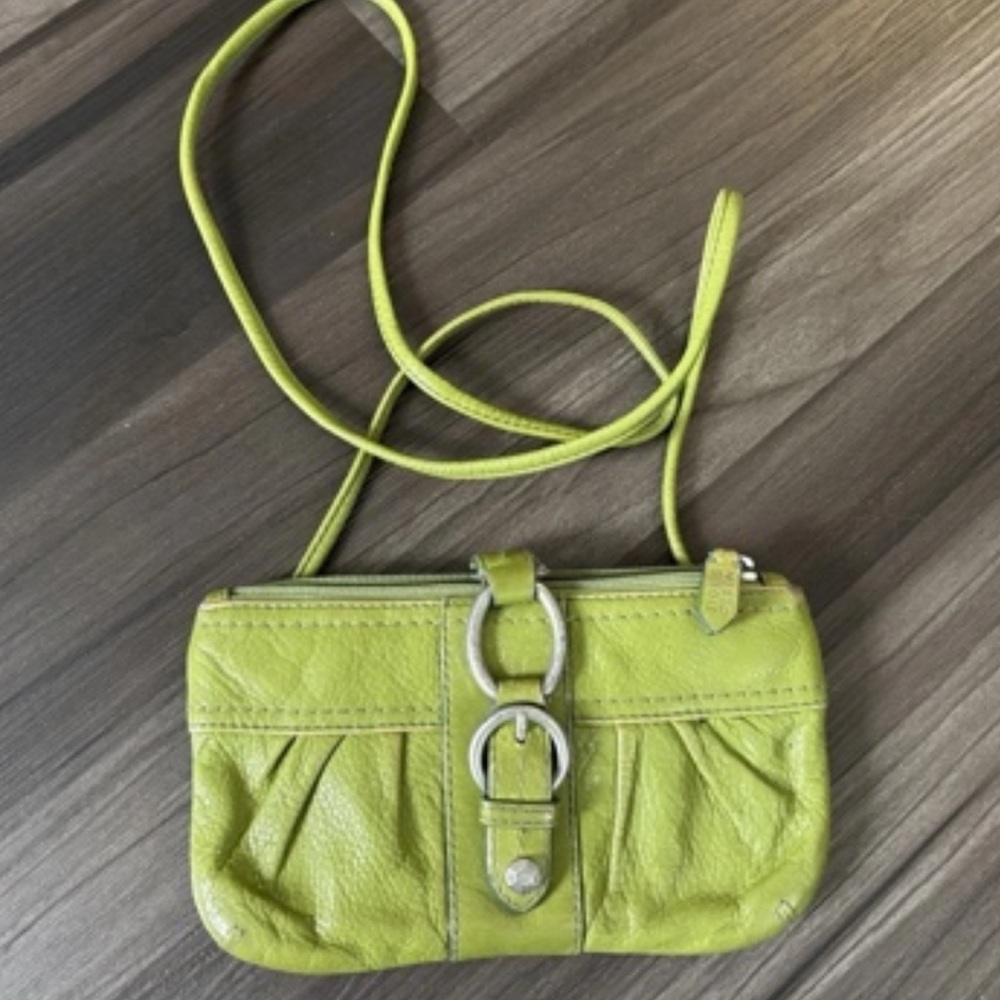 Lime Green Crossbody Shoulder Bag - Women
